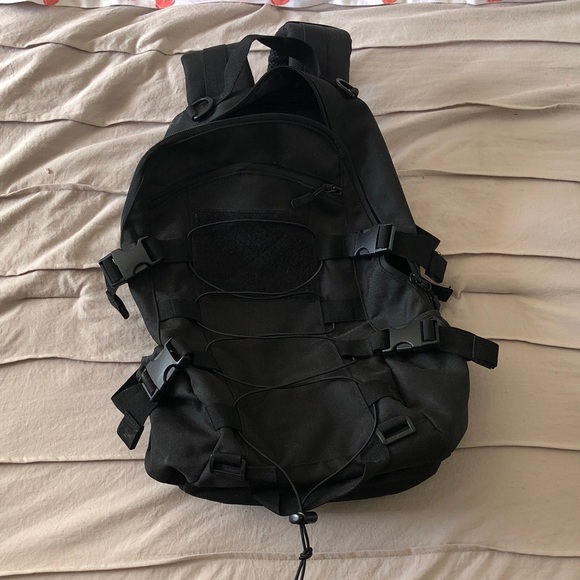 Black Tactical Backpack - Picture 1 of 5